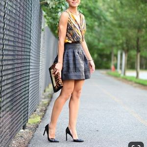 *HP* Anthropologie high waisted Red Skirt